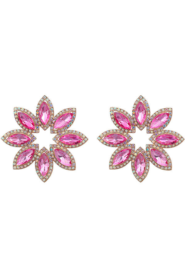 colour Floral Earrings
