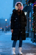 Plush Fox Fur Oversized Winter Earmuffs