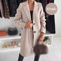 Elegant Tailored Long Coat