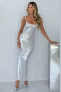 Sultry Fitted Slip Dress