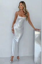 Sultry Fitted Slip Dress