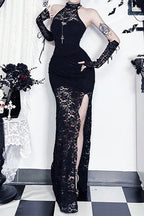 Transparent Long Gothic Dress