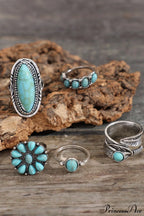 5pcs Vintage & Fashionable & Exquisite Bohemian Ring