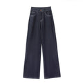 High-Waist Wide Leg Denim Jeans for Women