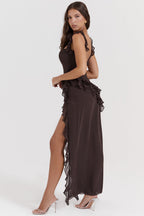 Fabiola Minimalist Dress Statement Occasion Edit