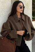 Vintage Lapel Short Jacket