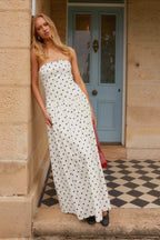 Sexy Strapless Maxi Dress