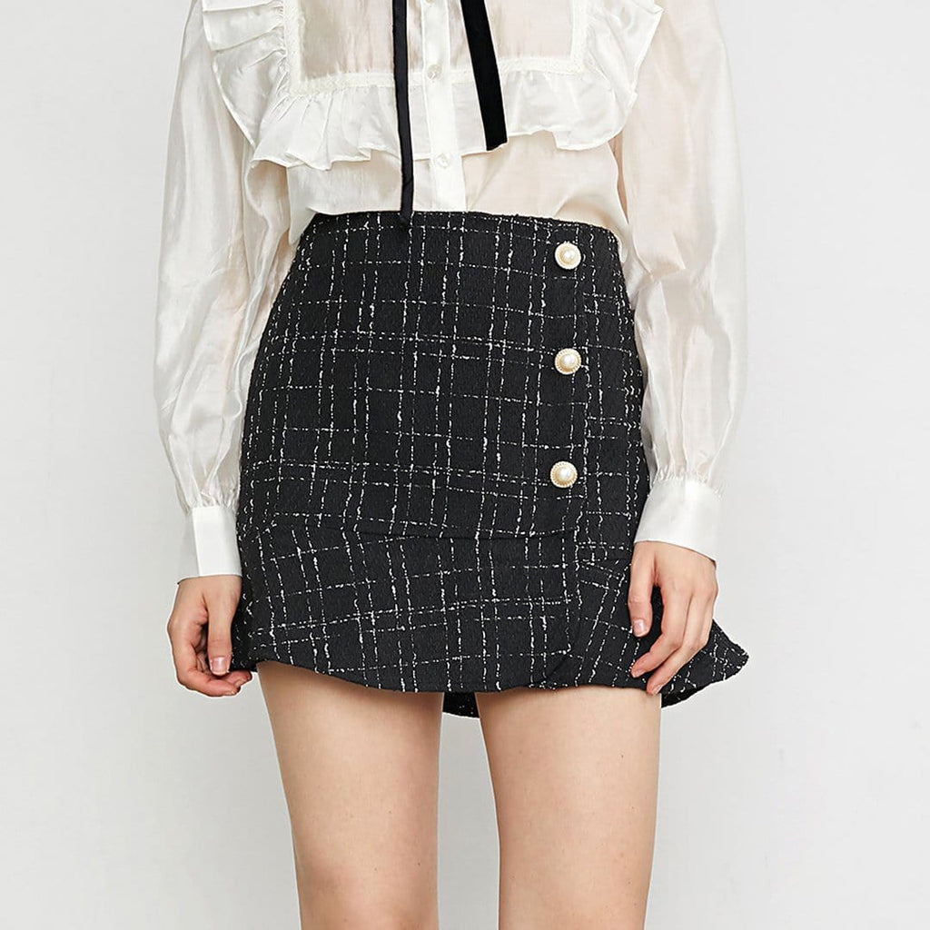 Joella White Ruffle Blouse