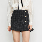 Joella White Ruffle Blouse
