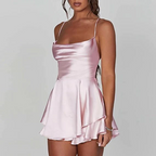 Lorena Timeless Satin Dress Premium Wardrobe Essential