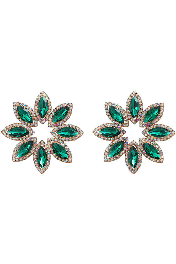 colour Floral Earrings