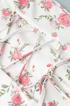 Puff Sleeve Ruffle Mini Floral Dress