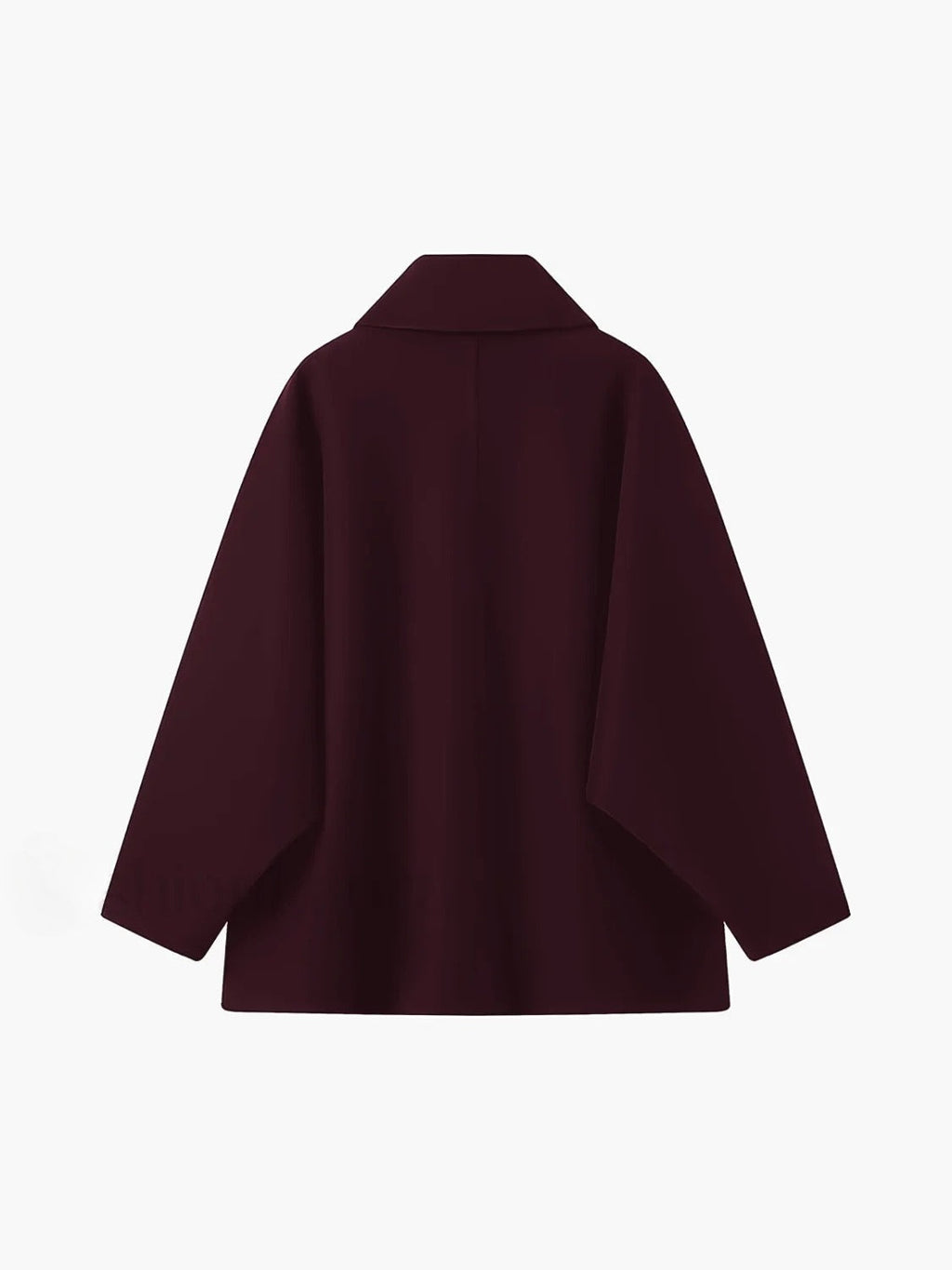 Solid Oversized Pocket Button Coat
