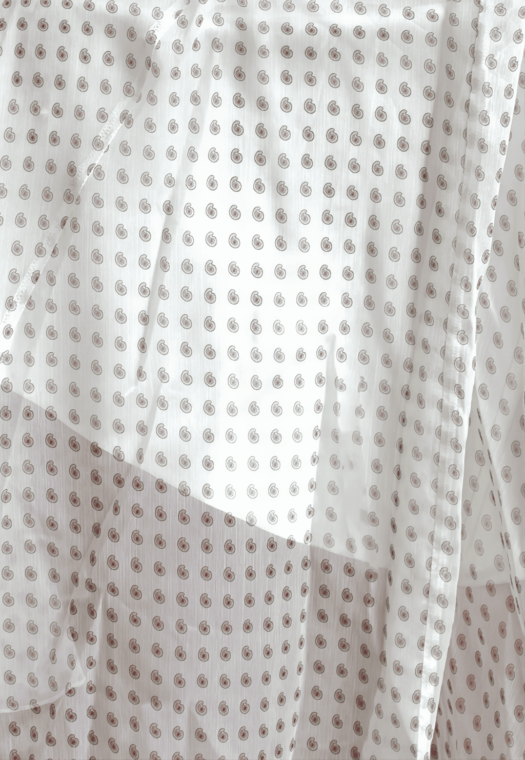Elegant Irregular Draped Polka Dot Maxi Skirt