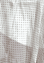 Elegant Irregular Draped Polka Dot Maxi Skirt