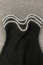 Crystal Trim Gown Formal Dress