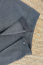 Layered Look Fleece Lined Ruffle Casual Pants
