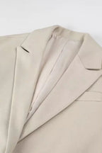Tassel Accent Extended Length Overcoat