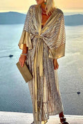 Octavia Statement Dreamy Evenings Retro Court Style Kimono Party Maxi Dress Occasion Edit