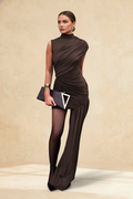 Gema Mini Dress Brown