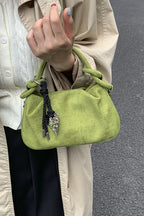 Pleated Cloud Charm Vintage Elegant Crossbody Bag