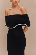 Ruffle Hem Colorblock Birthday Dress
