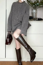Fashionable Knit Sweater