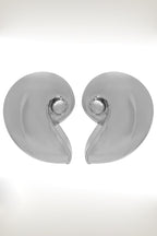 Fashionable Marine Style Shiny Conch Pendant Necklace and Earrings