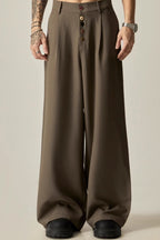 Vintage Relaxed Fluid Wide Leg Pants