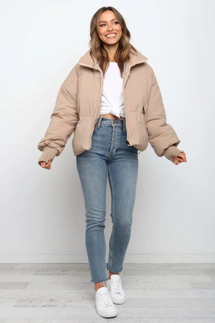 Flowy Insulated Puffer Jacket