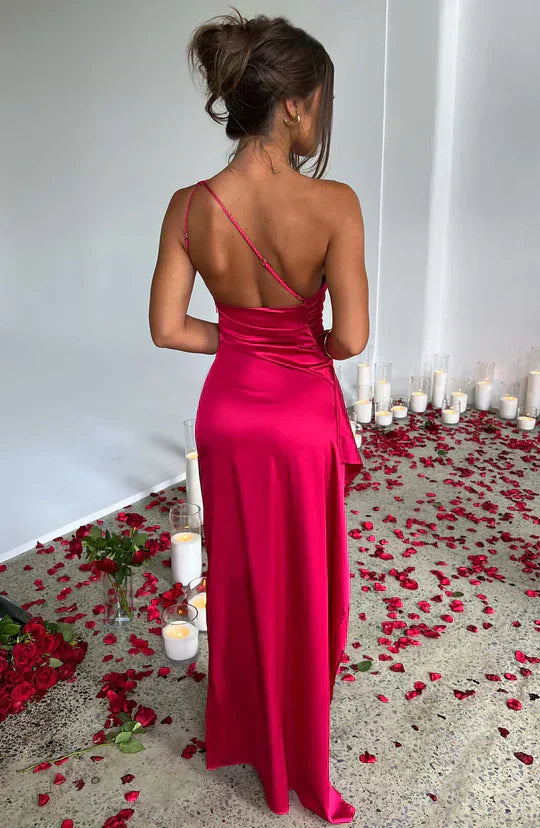 Ariana Premium Satin Maxi Dress Designer Edit