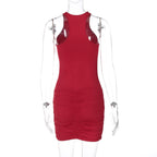 Salone Mini Dress Red