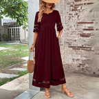 Aria Premium Dress with Transparent Sleeves Chic Silhouette Collection