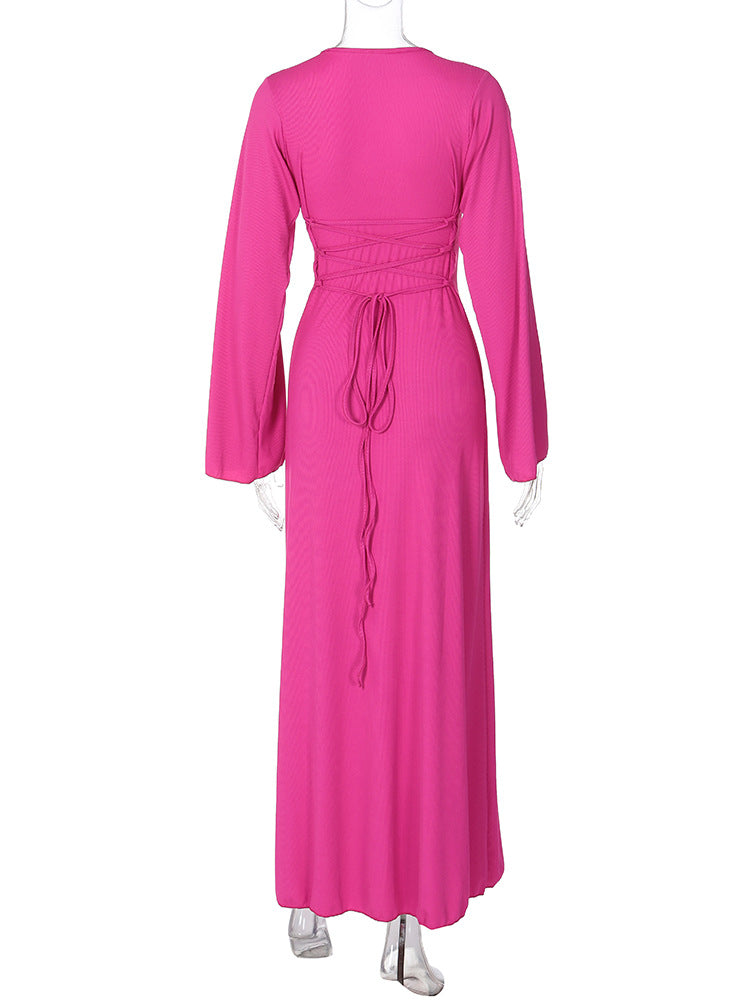 Elizabeth Maxi Dress Rose Red