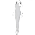 Blair Midi Dress White