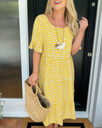 Samantha Timeless Casual Polka Dot Dress Designer Edit