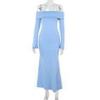 Vision Bodycon Dress Blue