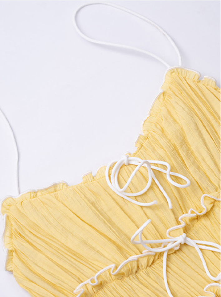 Proval Midi Dress Yellow