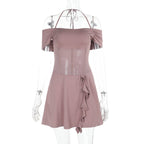 Galvin Mini Dress Khaki