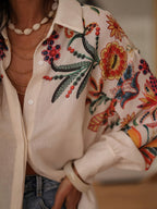 Delicate Charm Floral Blouse