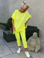 Vibrant Neon Relaxed Lounge Set
