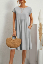 Lydia Timeless Women's Casual Colorful Dress Evening Wear Edit