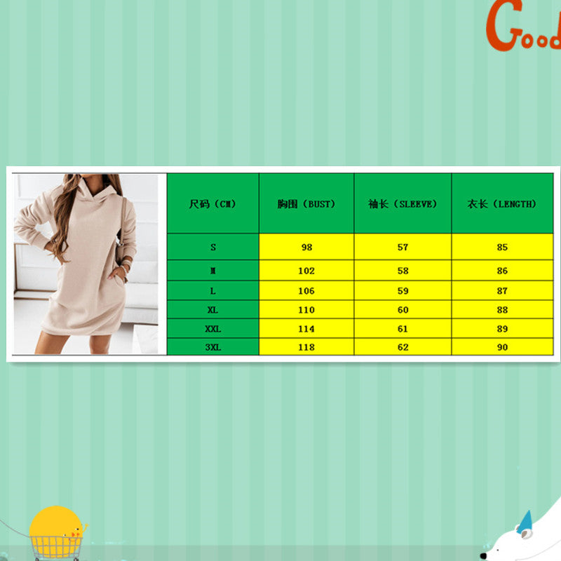 Ileana Womens Hooded Dress Modern Dress for Comfort Fit Design