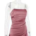 Cassio Mini Dress Rose Red