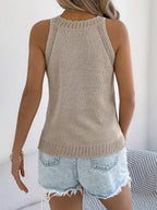 CozyCool Knit Halter Tank