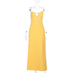Angel Aura Maxi Dress Yellow