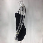 Cupid's Dream Mini Dress Black