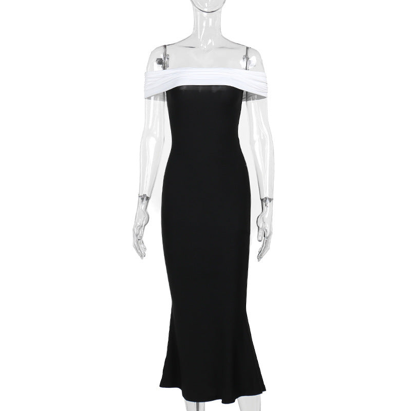 Dublin Off shoulder Dress Black