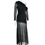 Soprano One Shoulder Dress Black