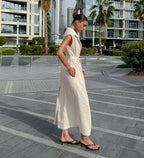 Rustin Midi Dress Khaki